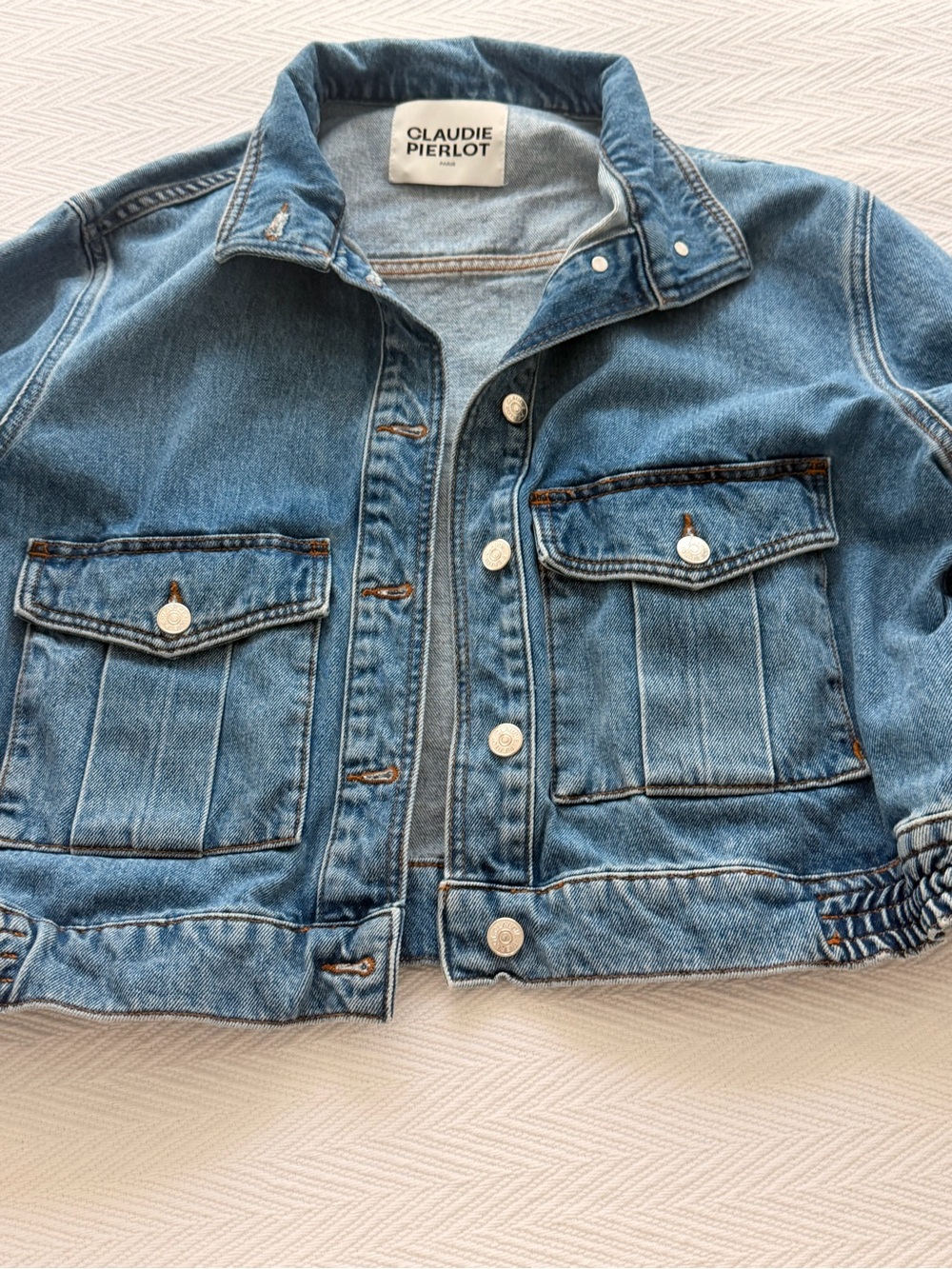 Claudie Pierlot Light Blue Denim Jacket